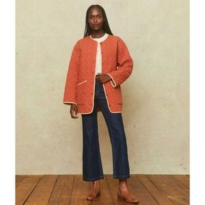 New Christy Dawn The Lou Lou Quilted Jacket Full Harvest Women's Size Large